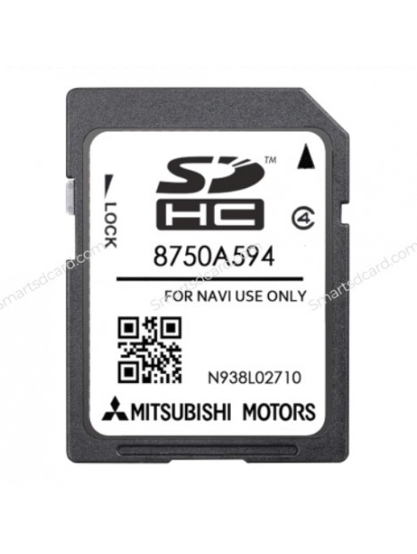 Mitsubishi 8750A594 SD card MMCS W15 W17 2023 Europe maps price