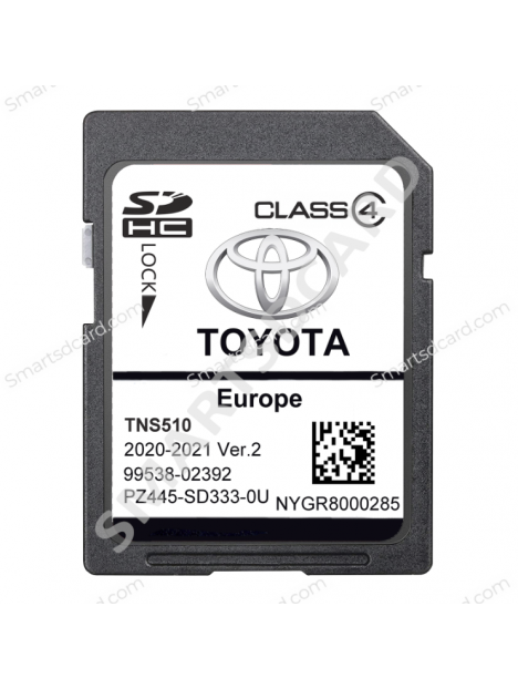 Toyota PZ445-SD333-0U TNS 510 SD card 2021 Europe maps price