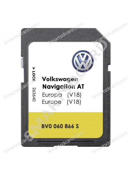 Volkswagen 5G0919866BS Discover Media AT MIB1 SD card 2023 Europe maps price